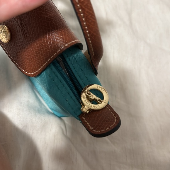 Longchamp turquoise le pliage - Picture 2 of 3